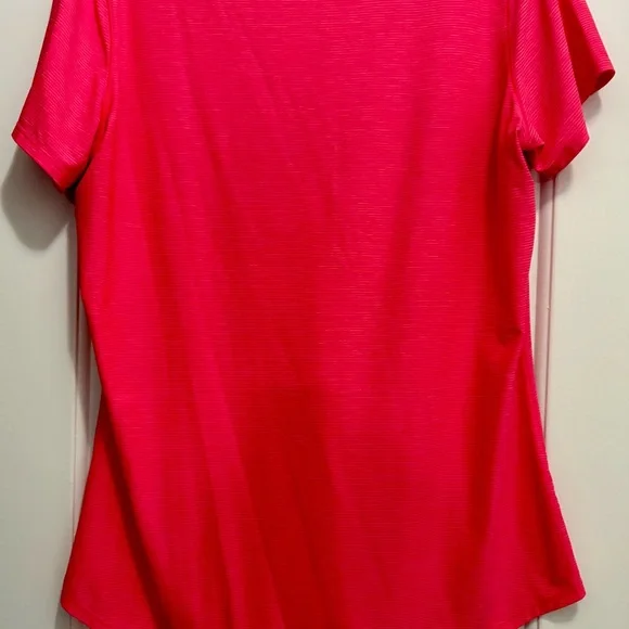 Under Armour Pink Fitted Short Sleeve T-Shirt - Picture 4 of 4